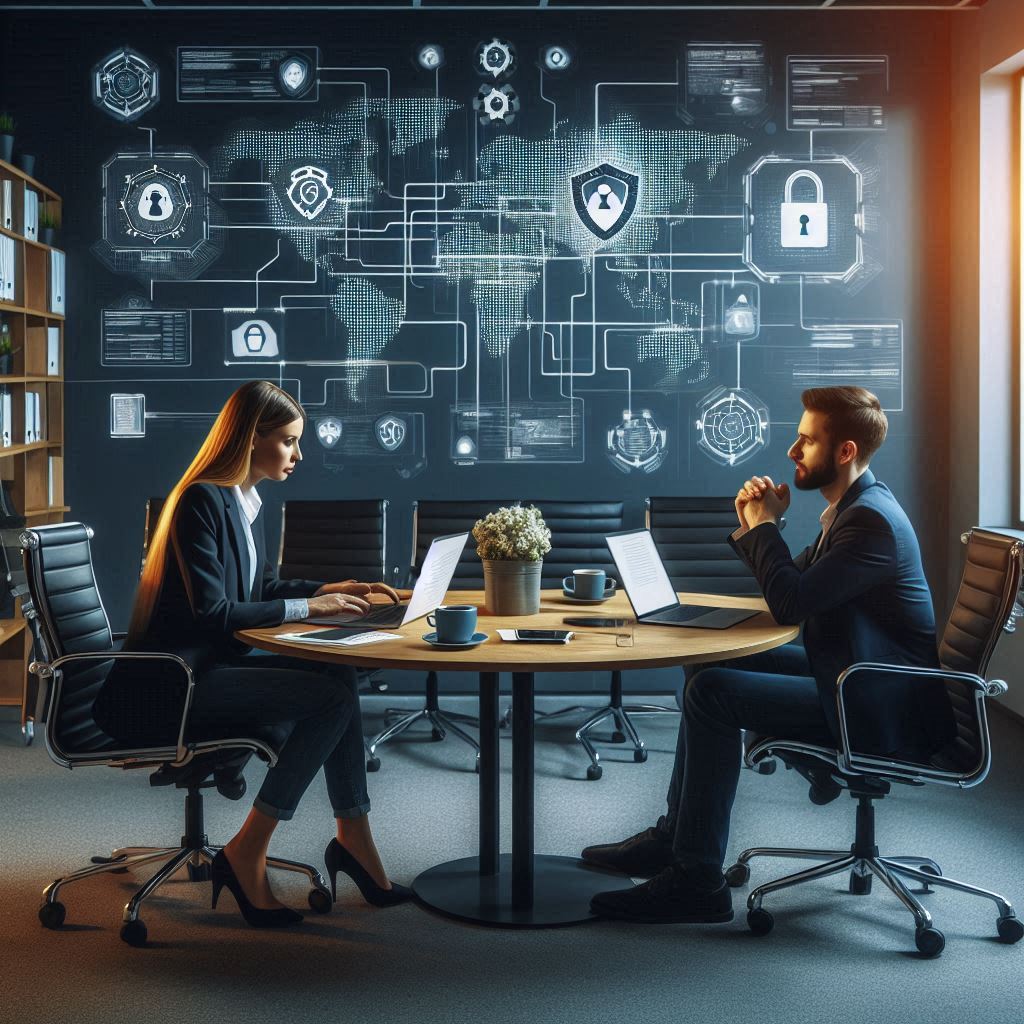 Security Managers planning together